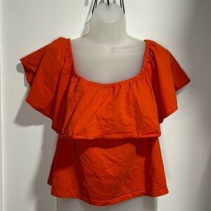 Eloquii Off the Shoulder Top Blouse Size 14